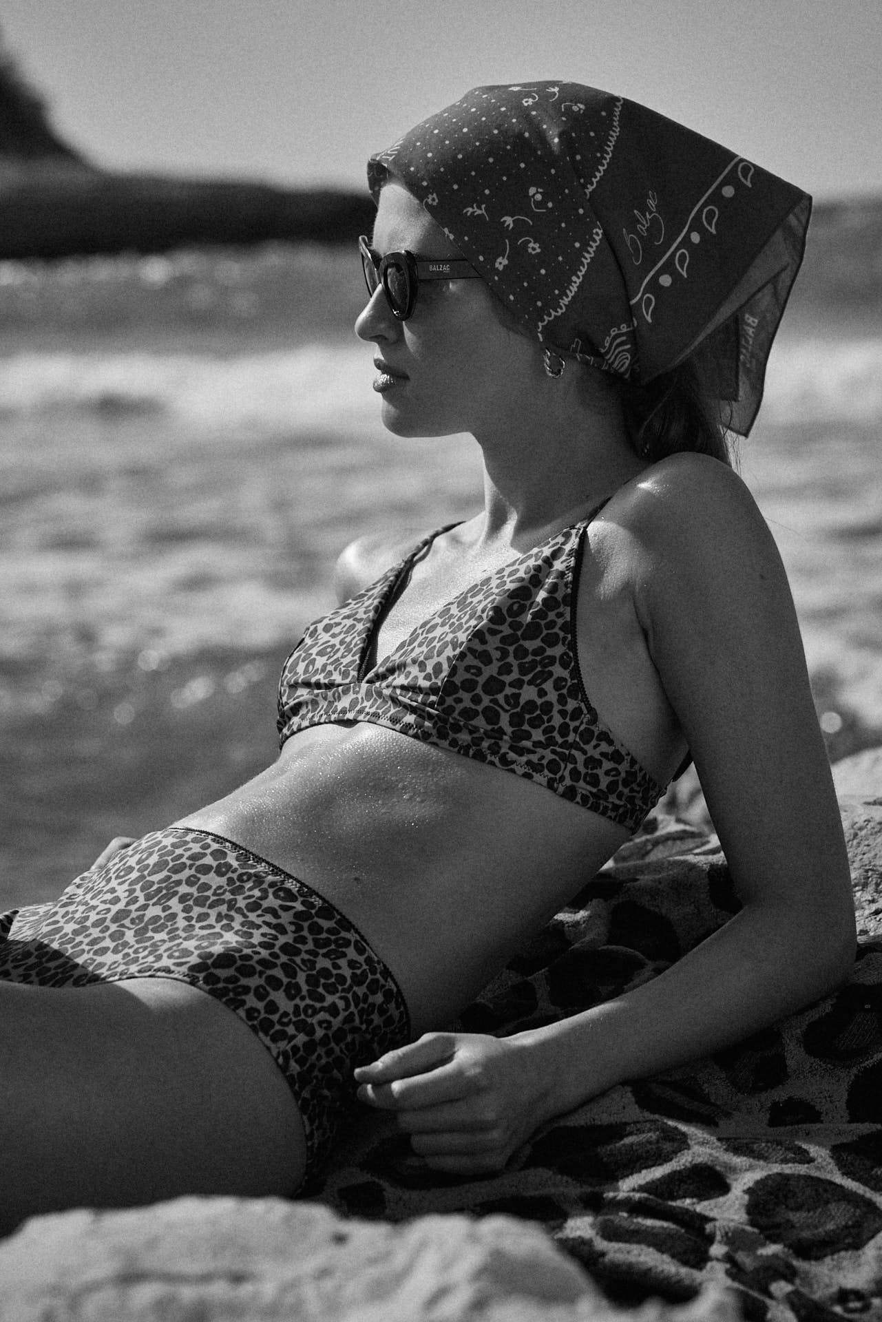 Serviette Myah leopard