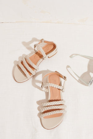 Lilia ecru sandals