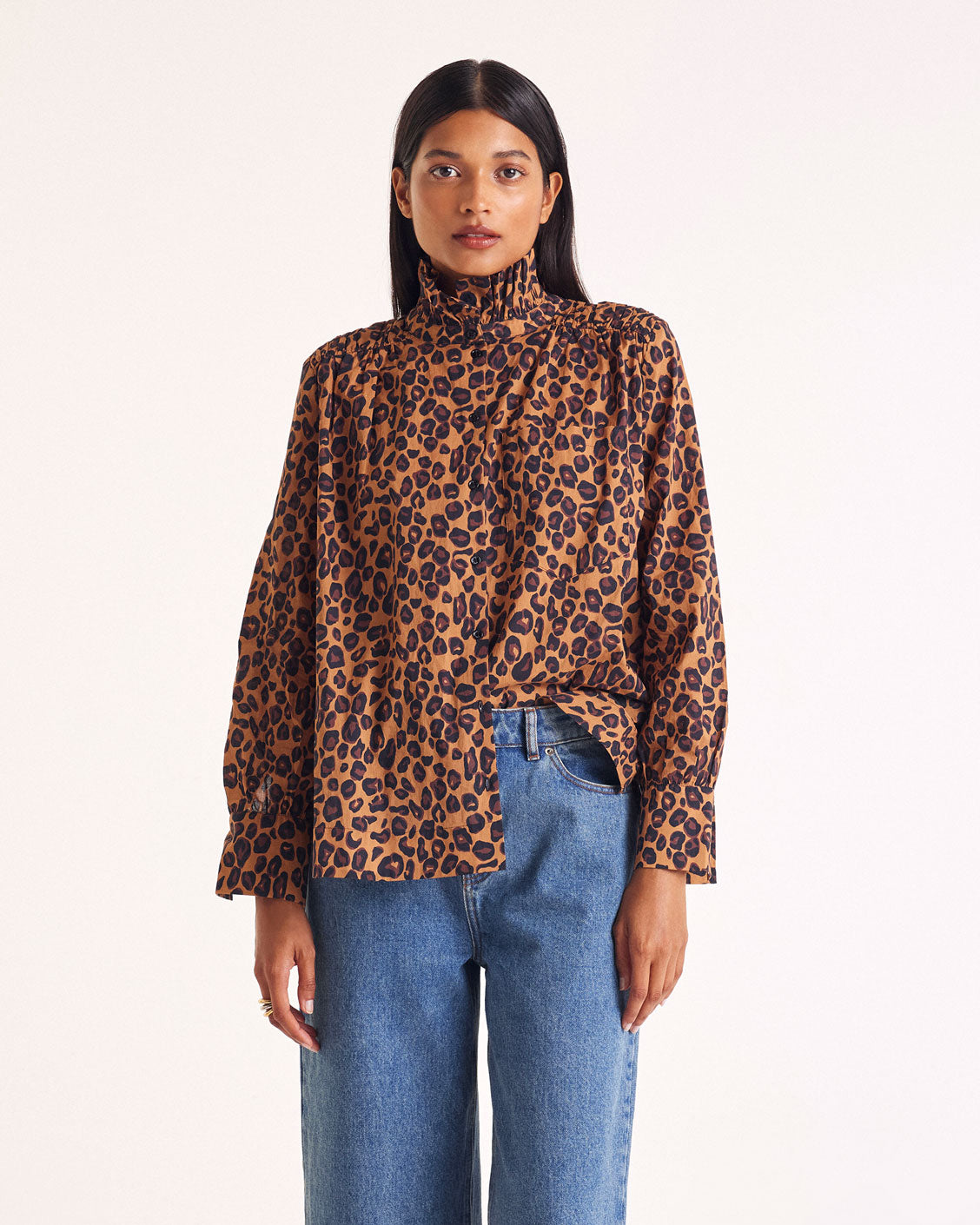 Chemise Léonor léopard