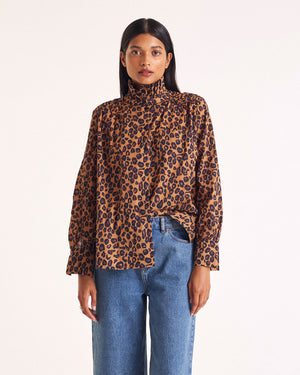 Leonor leopard shirt
