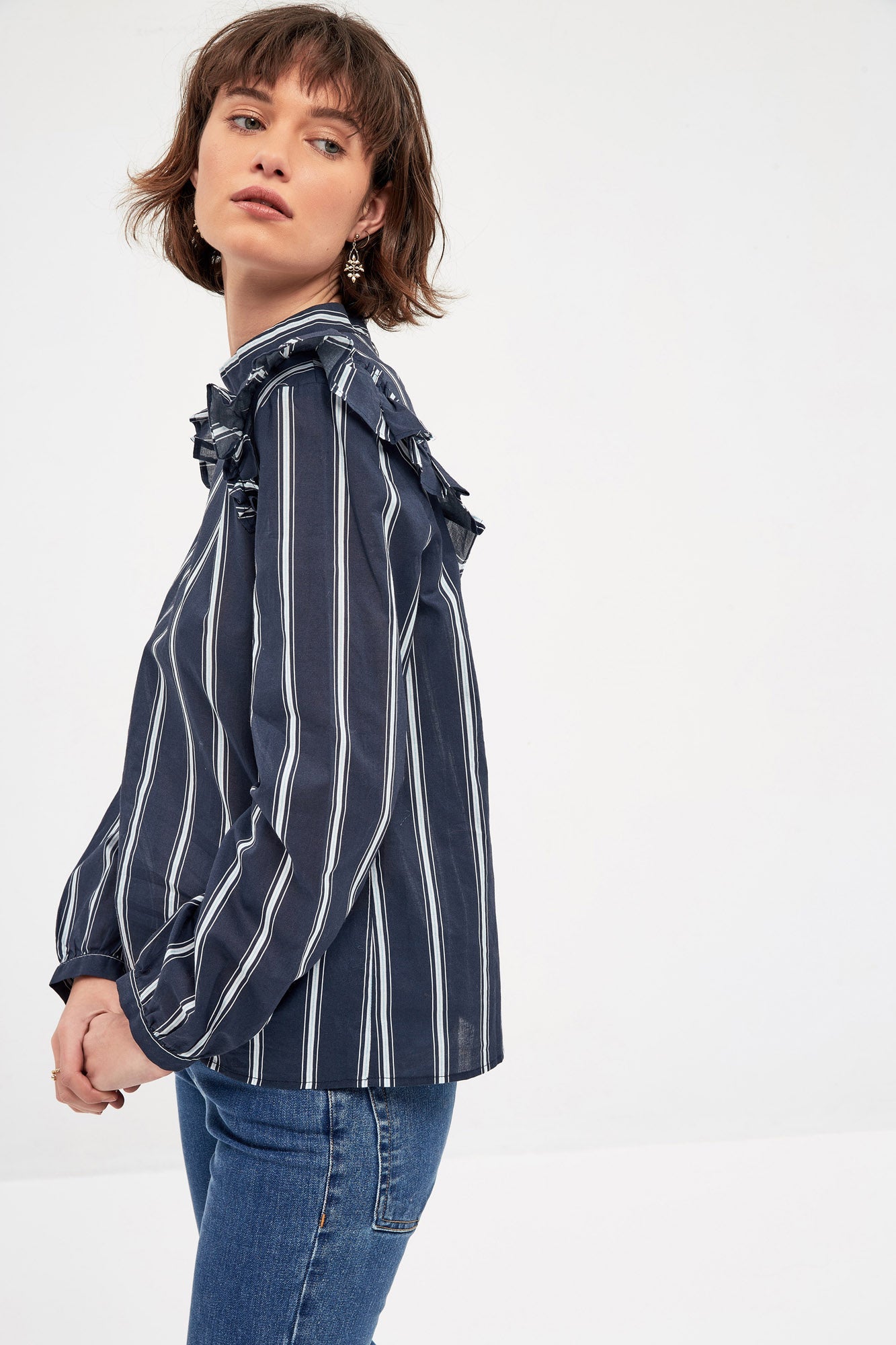 Striped Maurine blouse