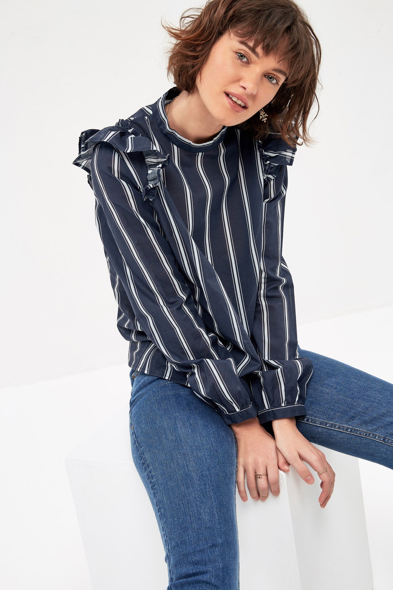 Striped Maurine blouse