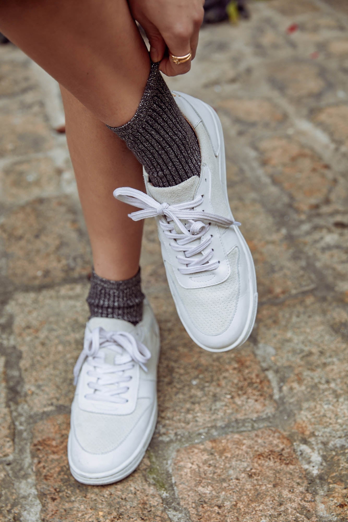 White Colin sneakers