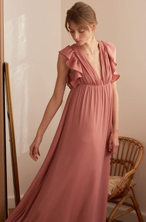 Pink Maverick dress with front neckline