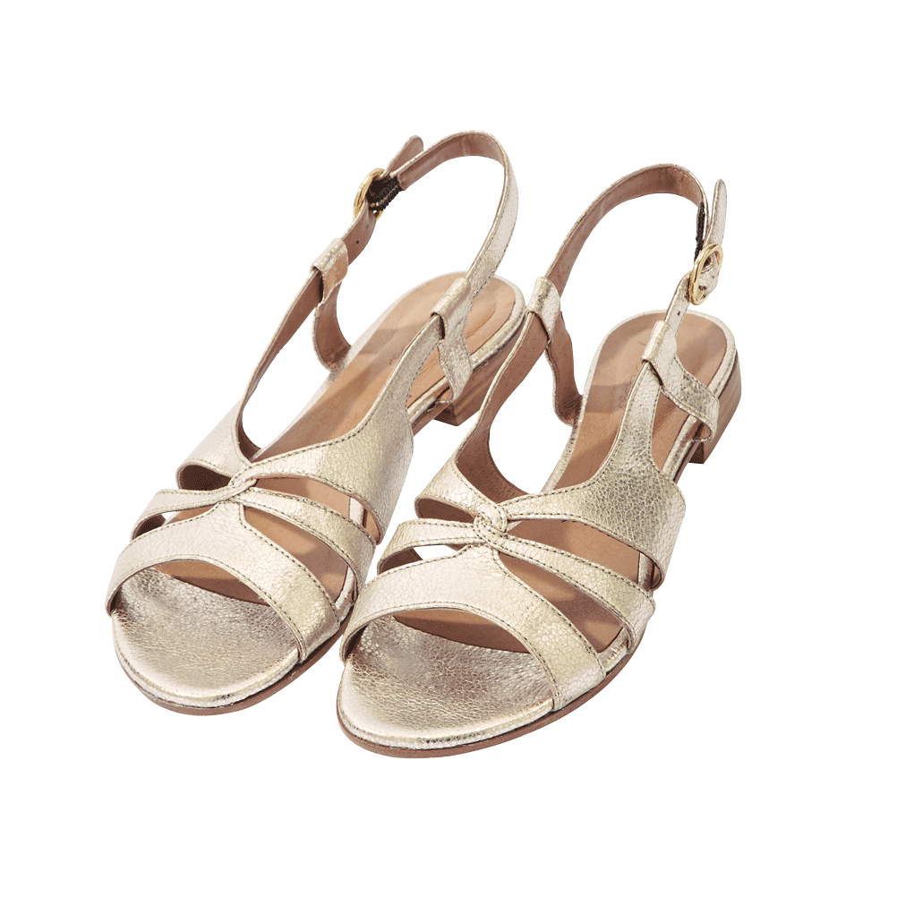 Born Women's Iwa Gold Panna Cotta Metallic Sandals BR0018470-GLD | Painted  Cowgirl Western Store