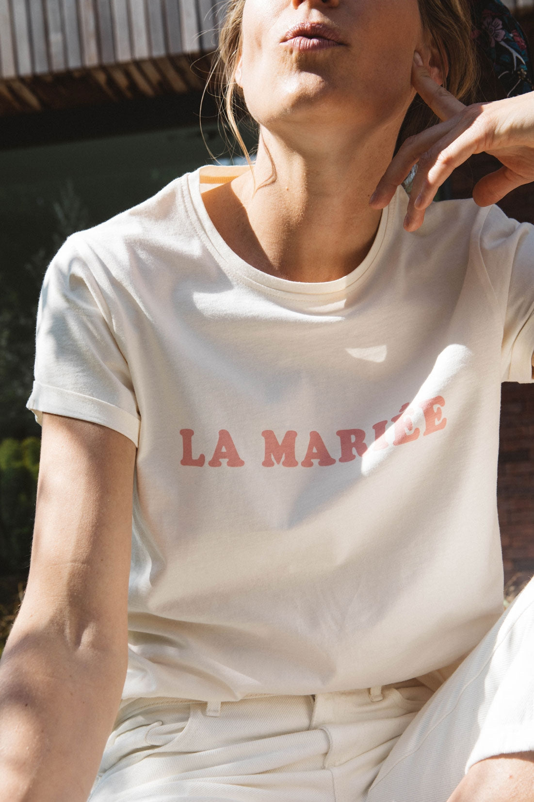 Tee-shirt La Mariée en coton