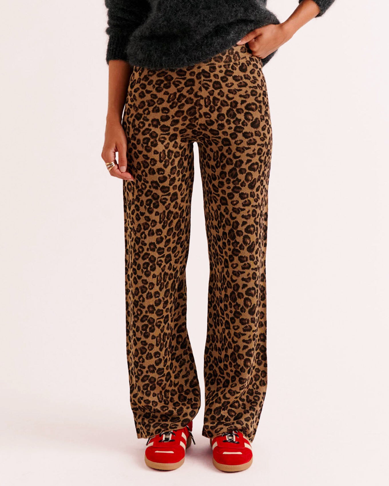 Piana iridescent leopard pants