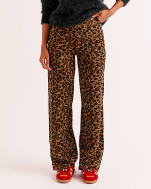 Piana iridescent leopard pants