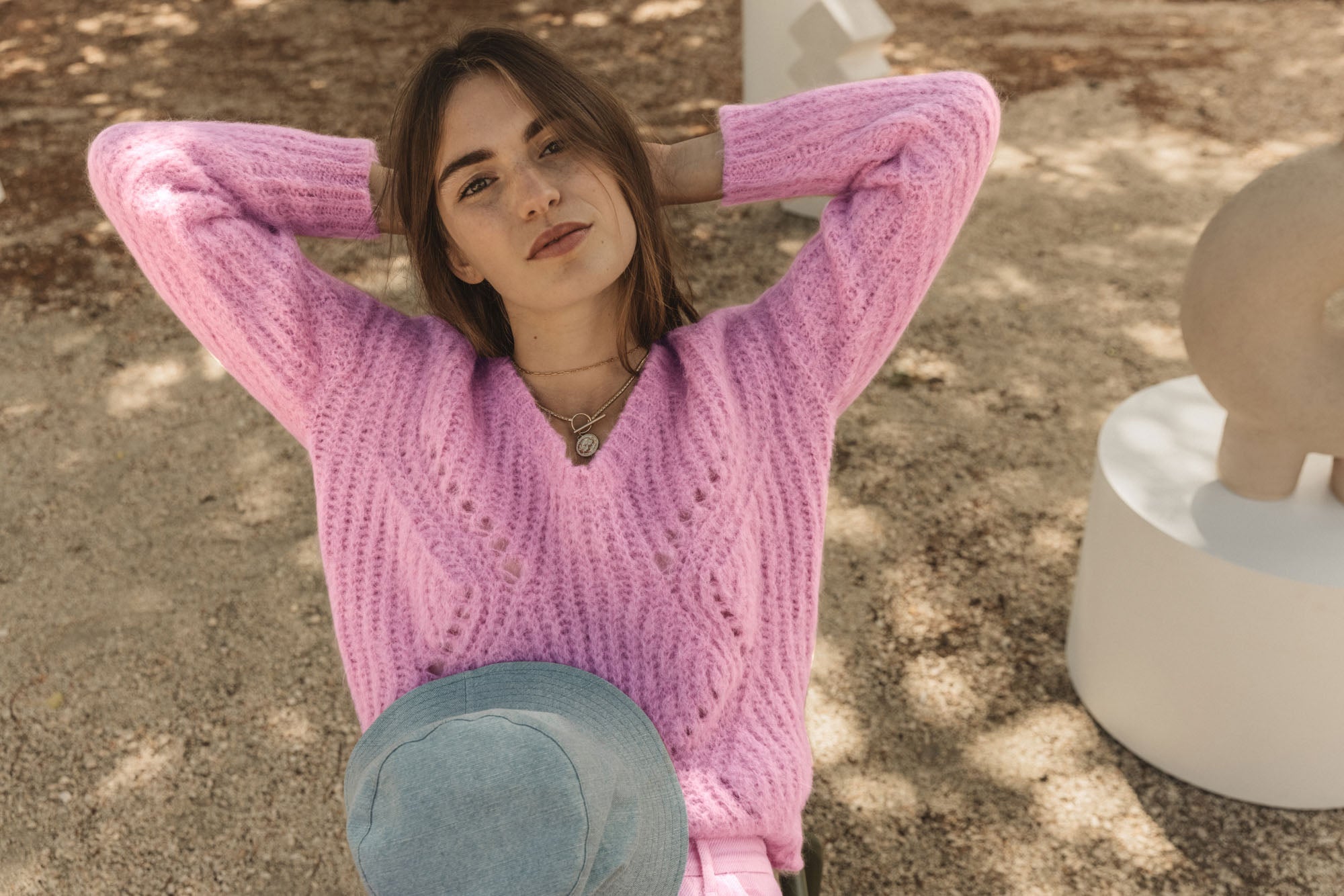 Pink Riley sweater