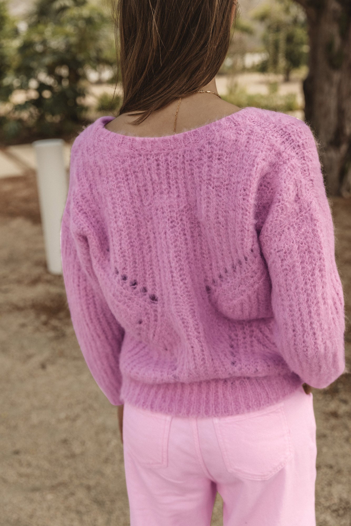 Pink Riley sweater