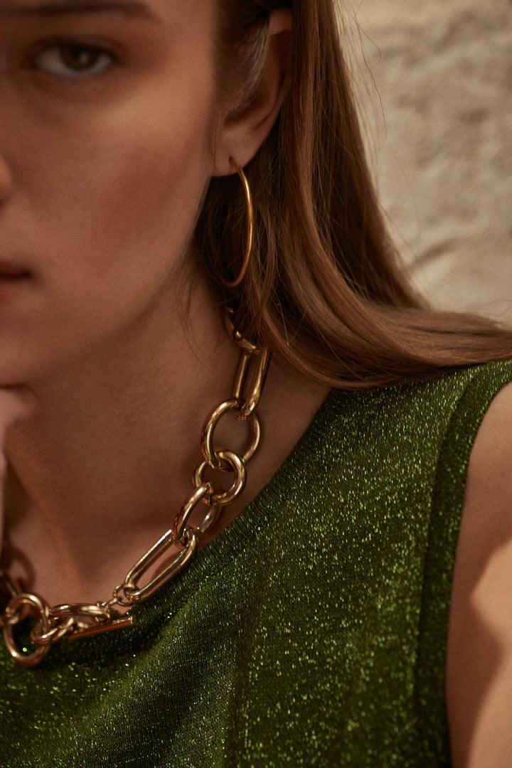 Earrings Falaise gold