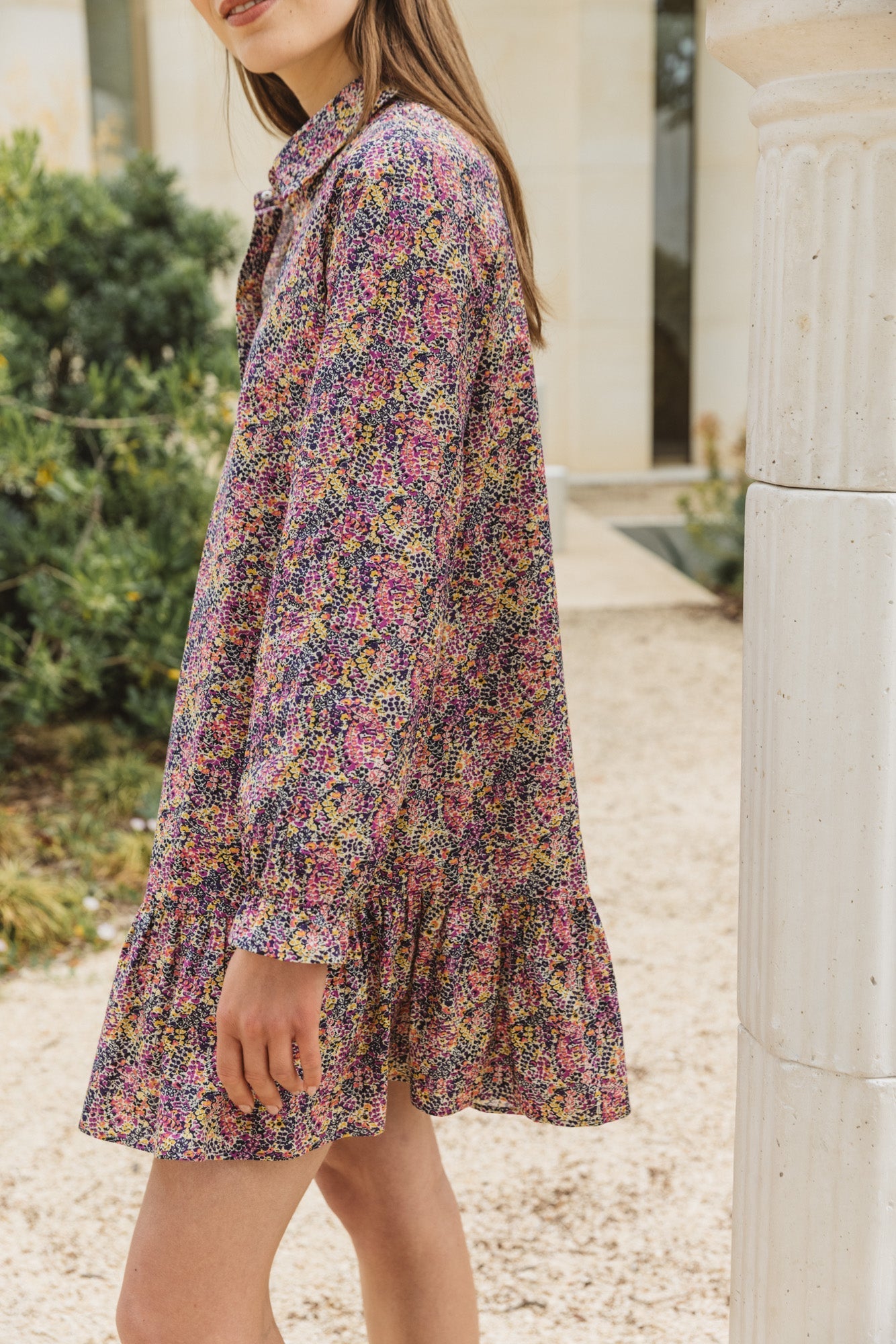 Robe fashion imprimé fleuri