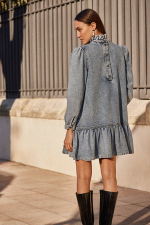 Ice blue Ondine dress