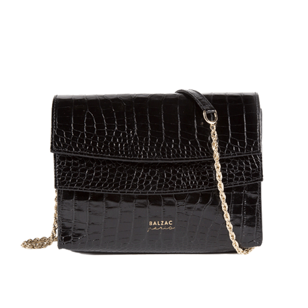 Bag Noah black embossed