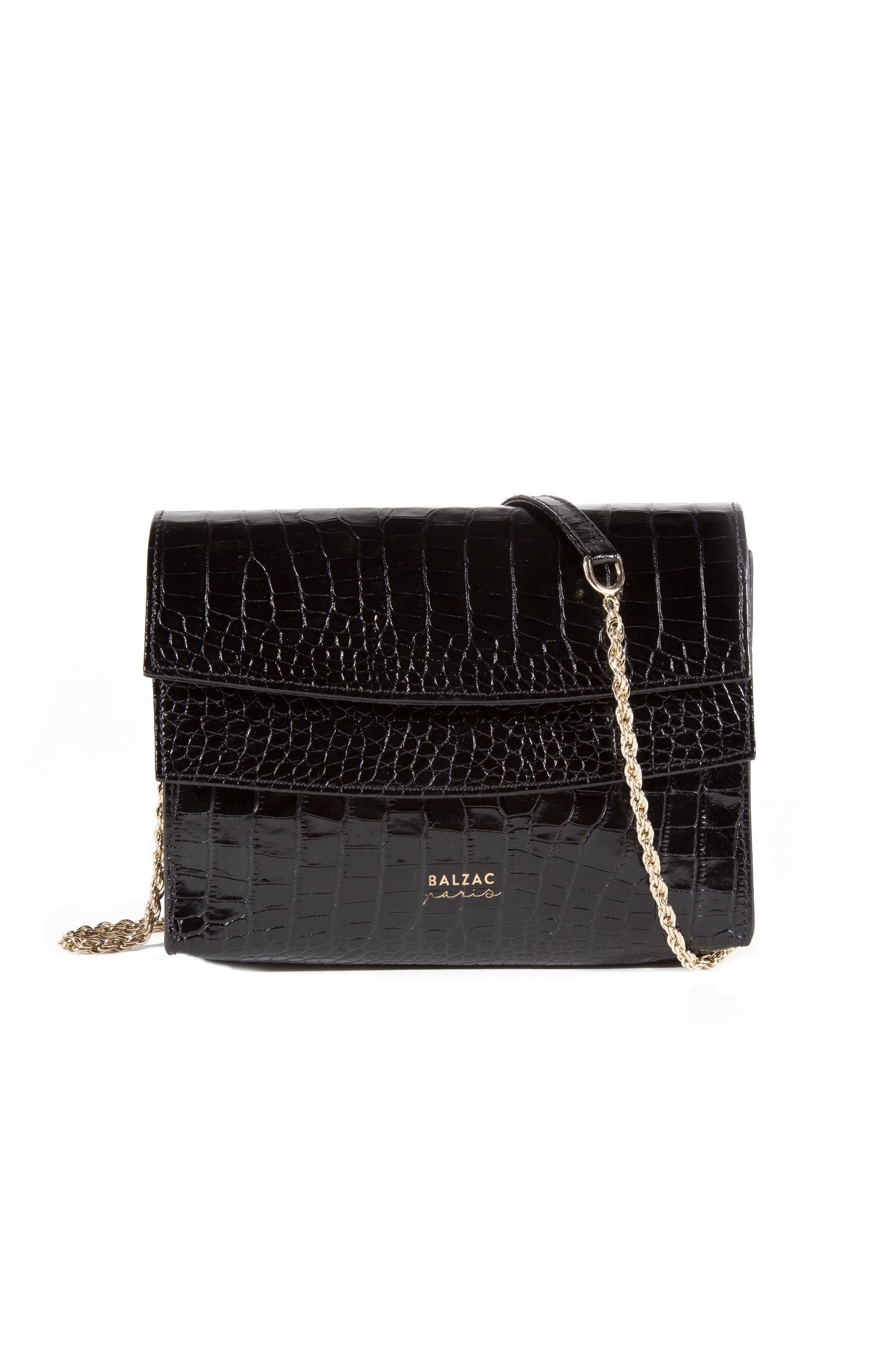 Bag Noah black embossed