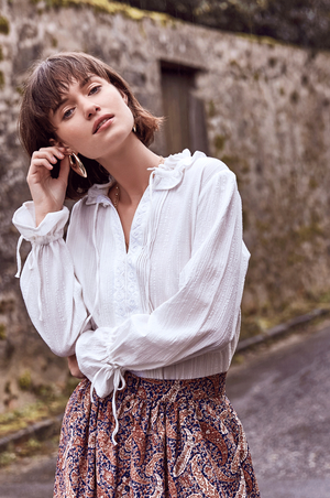 Blouse Soline blanche