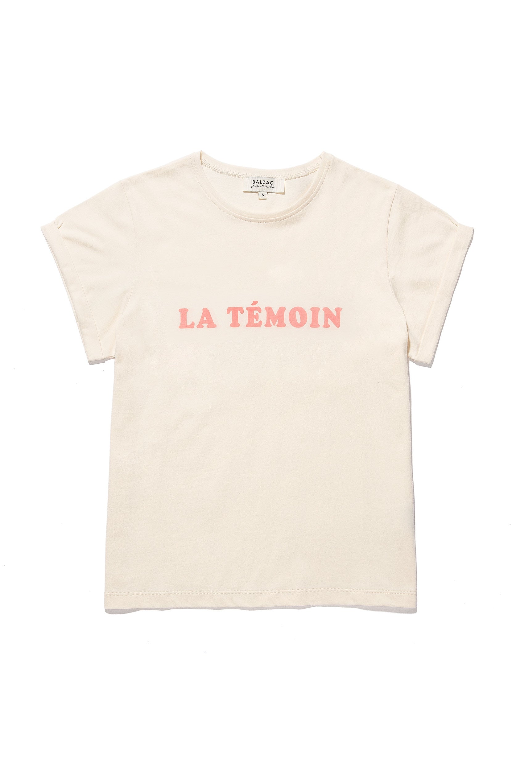 T-shirt La Témoin ecru